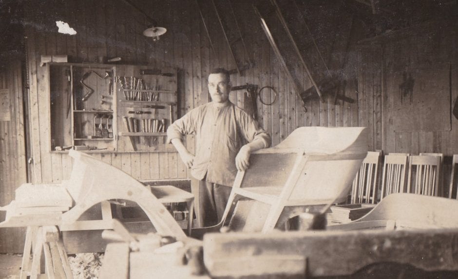 Snickarmästare Olof Jakobsson ca 1925
