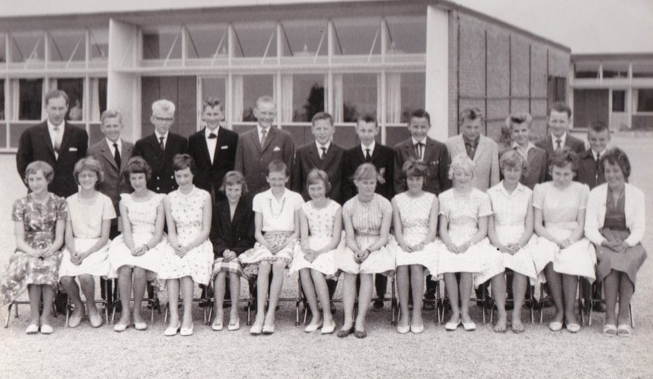 Skolklass Borrby 1961