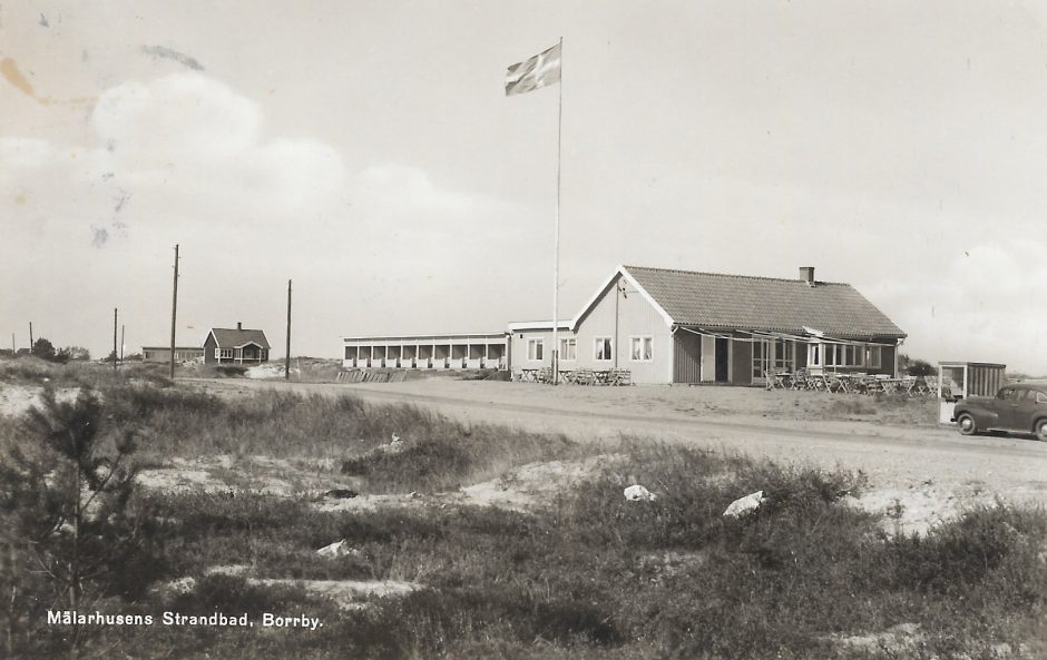 Mälarhusens strandbad 1940-tal, g Hans Lundberg 2020