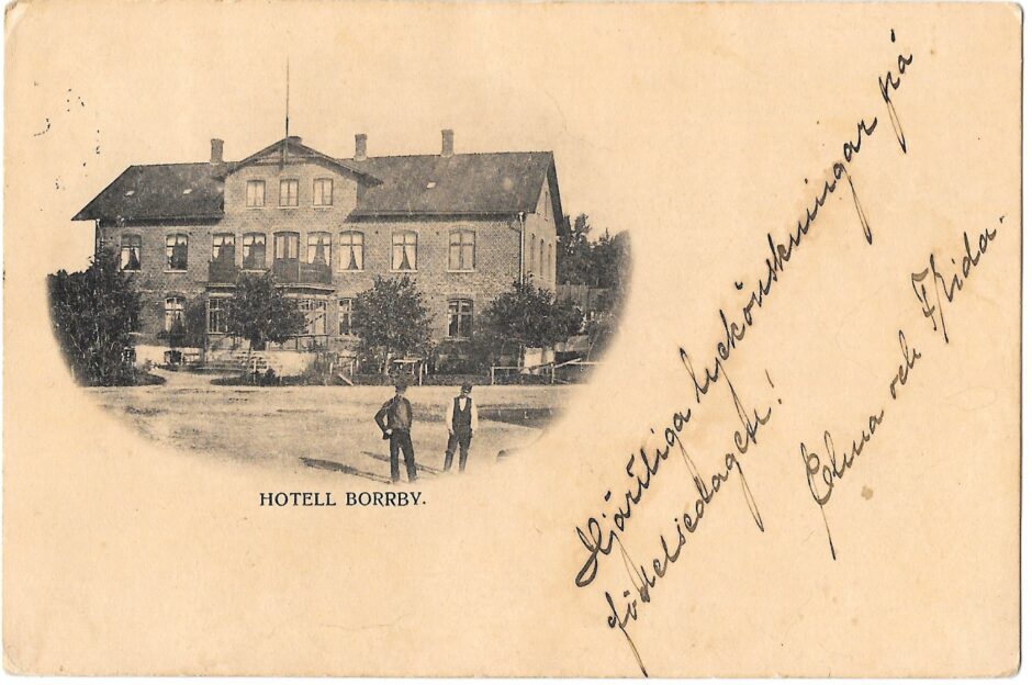 Borrby Hotell kring 1904, g Karl Persson 2018